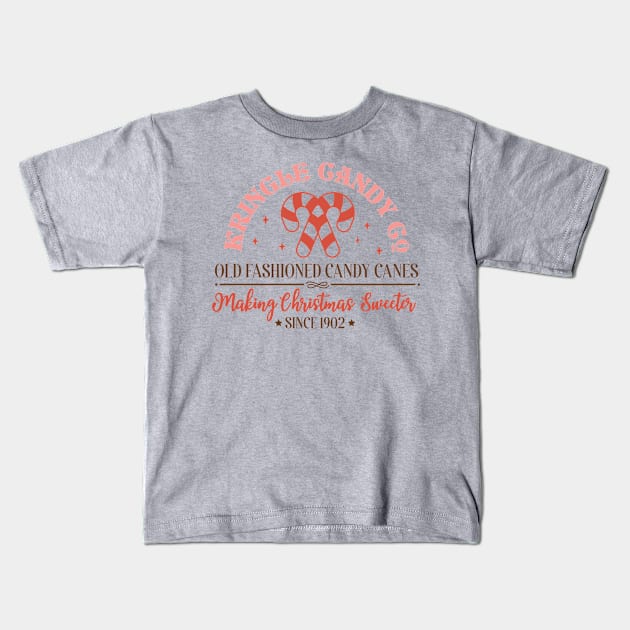 Kringle Candy Co Kids T-Shirt by Nova Studio Designs